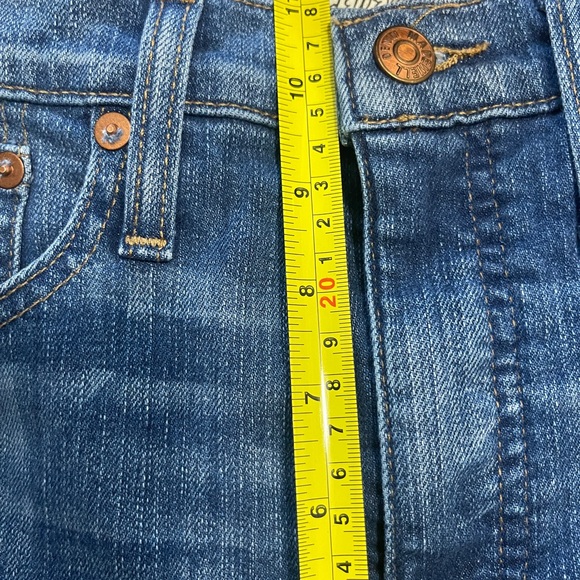 Madewell Womens Jeans Size 25 Blue Classic Straight Jean Denim Bottom - Picture 14 of 14